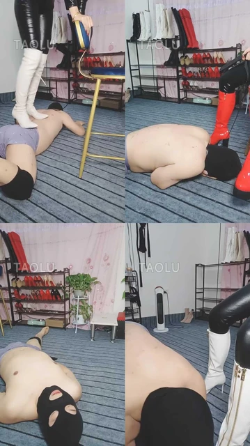 【安康兮兮女王】狂踩踢踩耳光专场