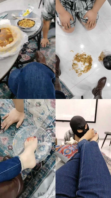 【辣姐】圈养狗奴伺候吃饭/喂食