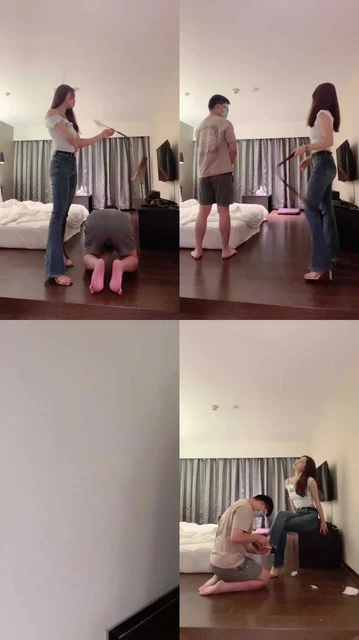 【盖洛】长腿车模S-重度鞭打废物狗