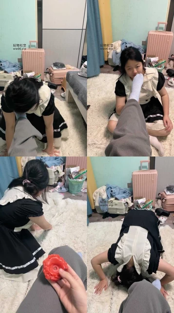 【白兔】闺蜜磕头求闻棉袜