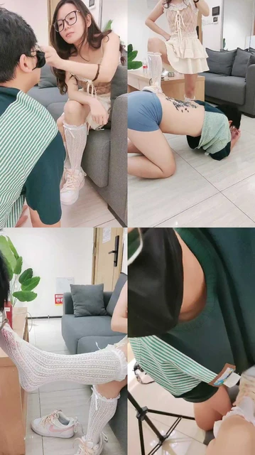 【蓝蓝大S】坐脸窒息/闻舔白袜/滴蜡