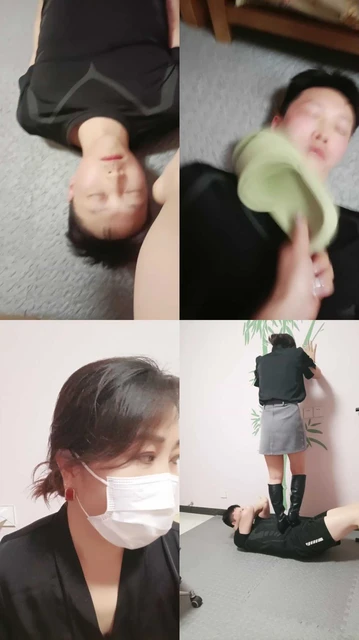 【珍惜女王】拖鞋抽耳光，靴子踩踏