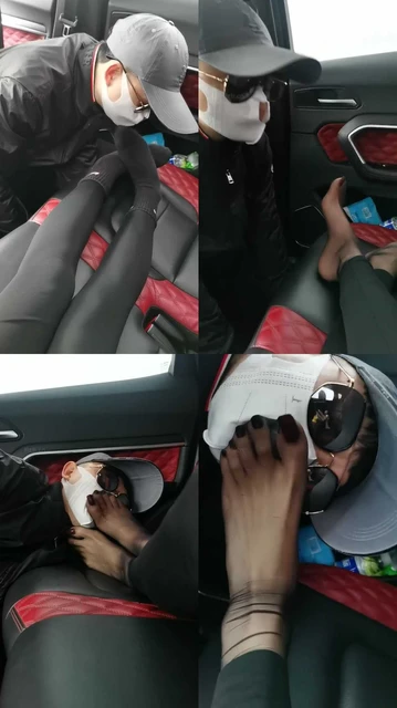 【皮皮】狂吸超臭黑棉袜-黑丝