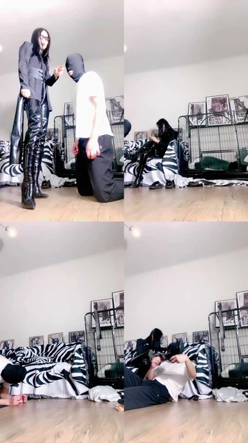 【靴嘉倪】长靴超酷女王虐杀