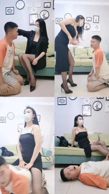 【重庆男神】黑丝高跟-180空姐暴力虐男神