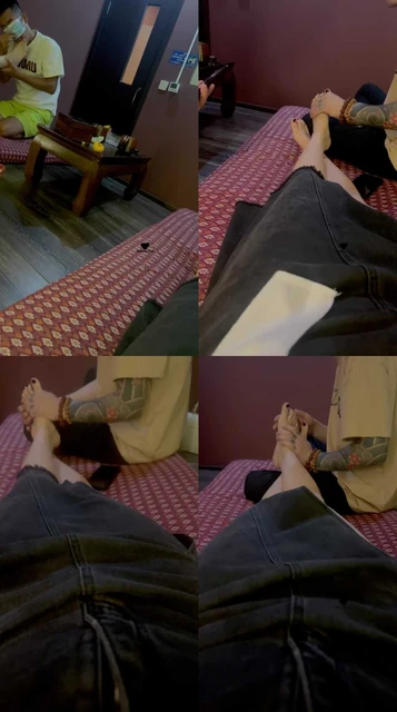 【小九】按摩店技师S臭脚玩【双视角版】