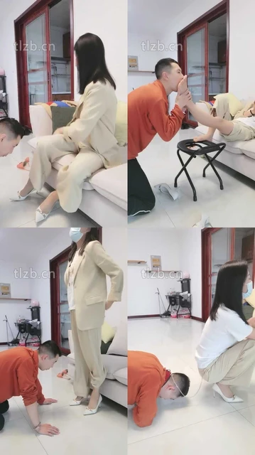 【凌儿女神】舔脏鞋底裸足/物化脚垫/骑马