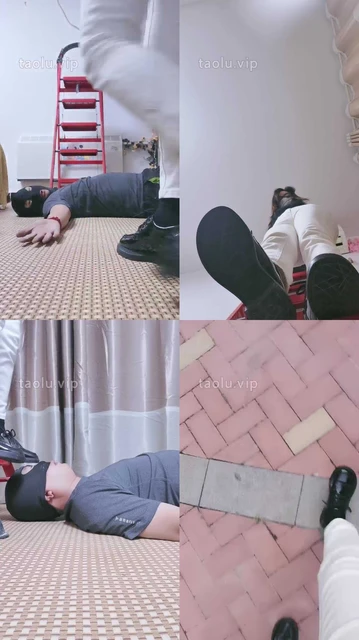 【敏敏郡主】全体重踩两插嘴/舔超脏鞋底/碾手转胯骑马