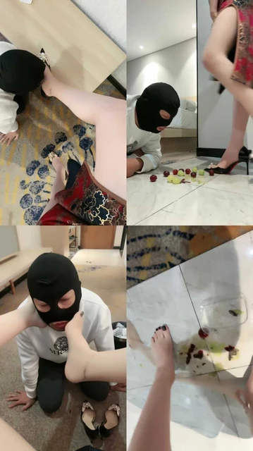 【安主】旗袍S-高跟玉足插嘴/踩踏喂食