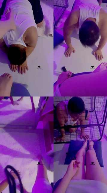 【甜音】美腿裸足羞辱继父