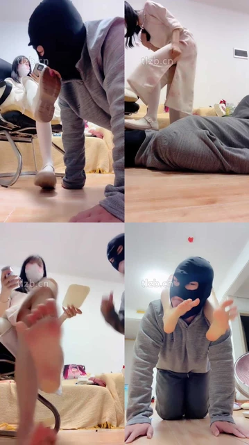 【奶味小仙女】洛丽塔S-皮鞋白袜踩虐哥哥-脚底喂食