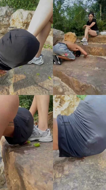 【泡泡】户外-舔运动鞋船袜高跟/踩踏喂食/碾压狗爪【完整版】