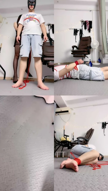 【奶萍】五花大绑囚禁家奴