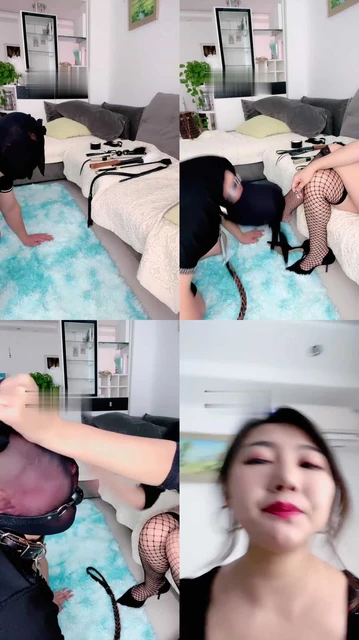 【小渔】网袜诱惑老师做狗奴