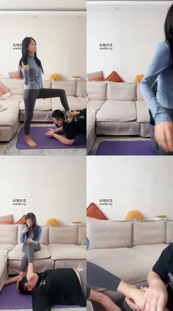 【埋汰】瑜伽女神S-骑马玉足蹂躏踩虐