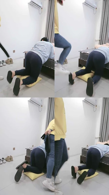 【黑猫】小白鞋重度踢踹专场