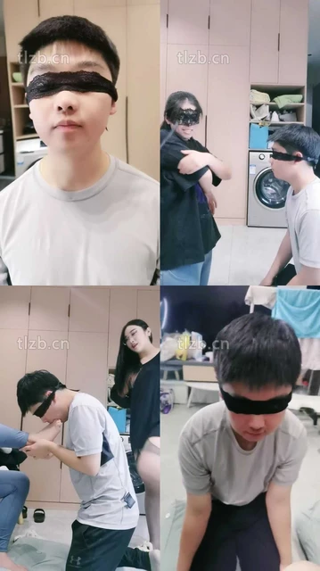 【小羊】情侣奴-奴下奴-耳光抽/舔丝袜脚