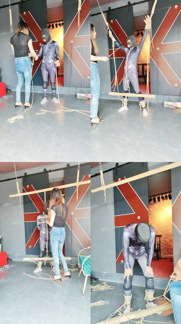 【圈养基地】吊绑囚禁人形犬