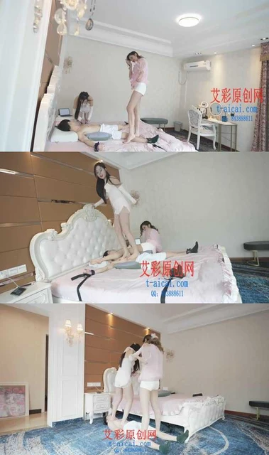 【星奈】【尔岚】【Magic Mirror 魔镜少女】星奈&尔岚双s裸足踩瘦奴