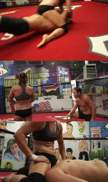 【欧美女王】亚裔小伙被白妹KO踩在脚下！这种实力还来打擂台？被白妹KO