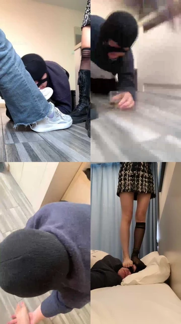 【LL77】双S姐妹花-小白鞋长靴踩/赏赐圣水【双视角版】