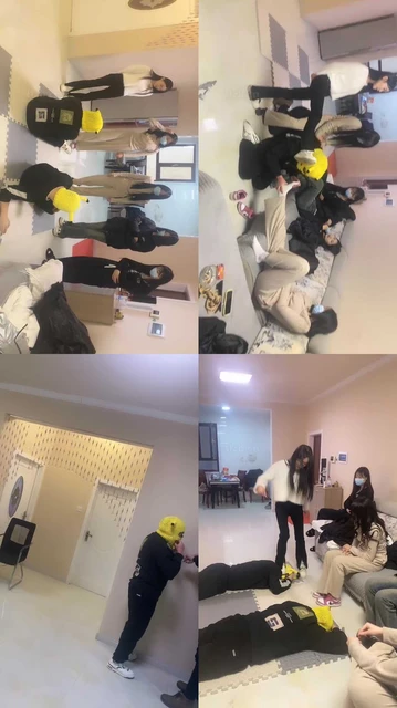 【精神小妹】5S真实欺凌虐双奴-群踩群踹/耳光