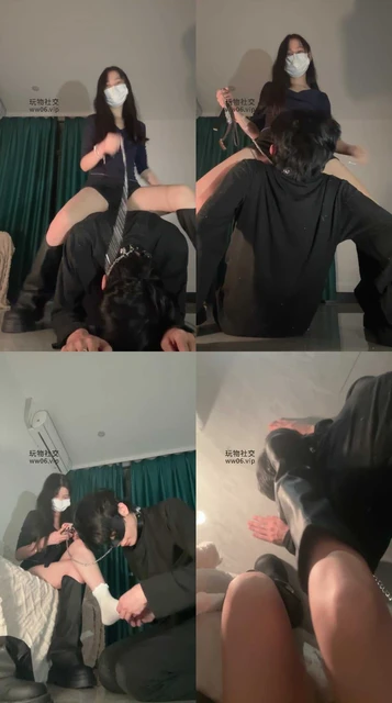 【甜恬】长靴S骑马转胯/闻舔白袜脚/坐脸窒息