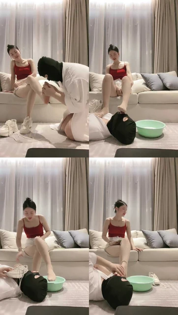 【佛山甜甜】小白鞋肉丝脚气味控制/伺候沐足