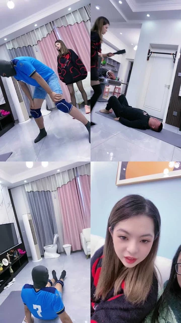 【麋鹿银儿】多奴被精神小妹暴力踹头/提档/跺