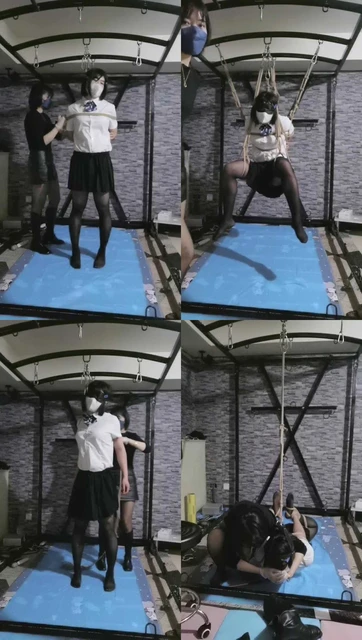 【夏夏绳缚】五花大绑囚禁变装奴