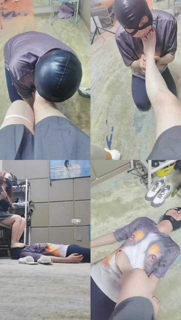 【魔鬼天使】白丝裸足恋足舔/全体重踩踏