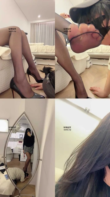 【Lunaaa】高跟黑丝美腿踩虐奶狗