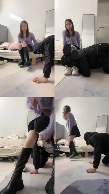 【珈瑶】闻白袜臭鞋/掐乳/清理长靴