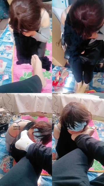 【伪娘和人妻】跪舔棉袜裸足/赏赐圣水