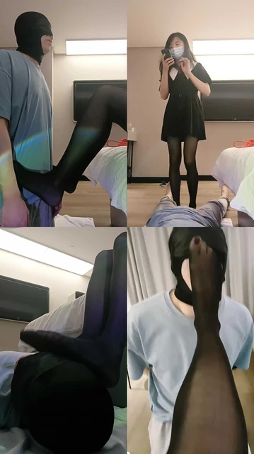 【米小糖】黑丝御姐欺负奶狗