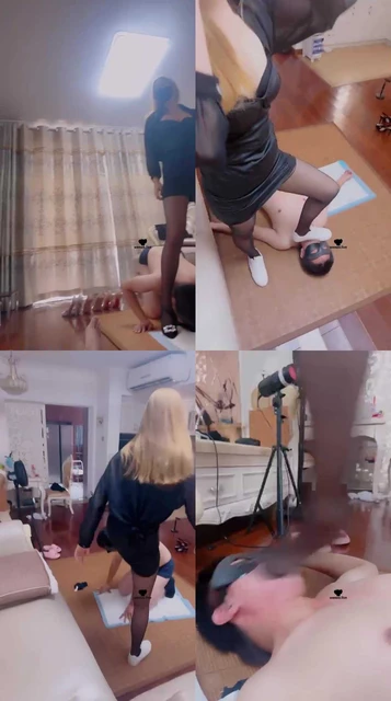 【尤野】黑丝高跟美腿-重度连环踢踹-圣水饲养