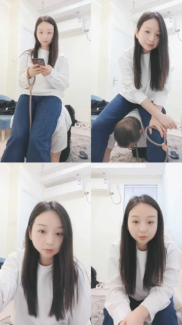 【安静大大】运动鞋白袜踩虐/物化座椅狗