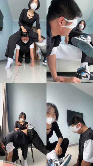 【朱砂痣】鞋抽耳光/舔口水脏鞋底/人肉坐垫/掐乳