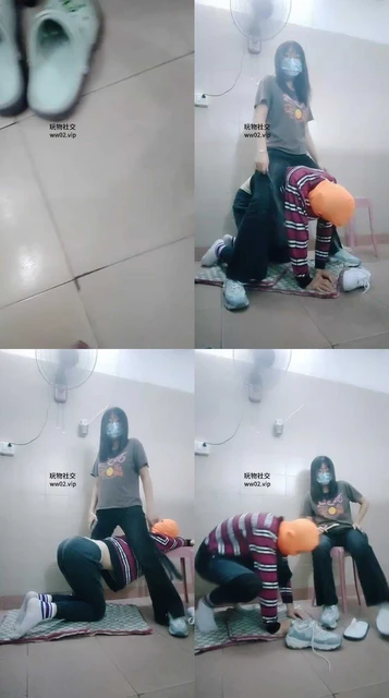 【奇了怪了】转胯狗爬/鞭打/白袜脚踩虐