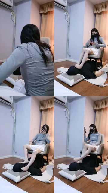 【小鹿乱撞】白丝美腿蹂躏狗地毯