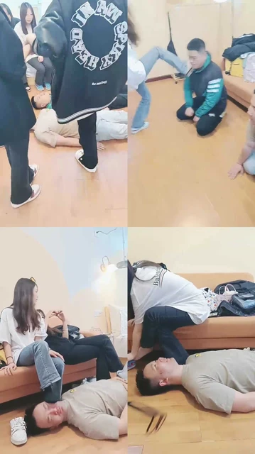 【爆爆】推荐-8素人学生主-耳光抽/踩踏/原味棉袜脚捂脸