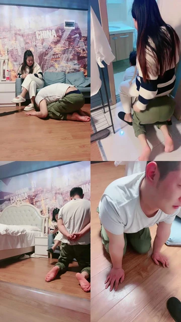 【小欣欣】情侣主-绿帽家奴伺候被虐待