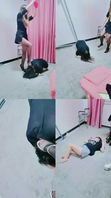 【梦幻大大】无情暴虐女奴-骑马骑脖子/转胯/藤条抽/丝袜脚捂脸