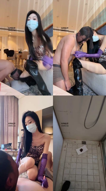 【凉子】狗链遛狗/长靴踩踏/虐乳闻白袜