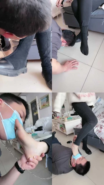 【妮妮】新来的狗跪下犯贱