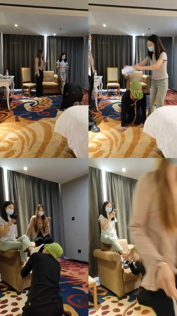 【小雅老师】带闺蜜双调-骑脖/掐脖钻胯/踩踏深喉【双视角版】