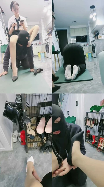 【小小小魔女】陪酒小妹高跟肉丝辱狗/全体重踩踏