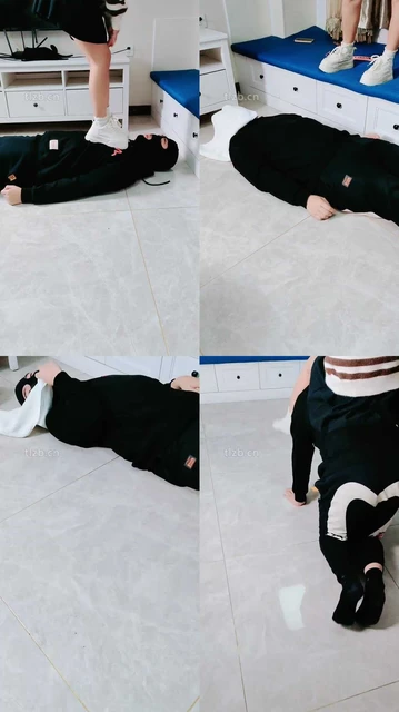 【萌宝儿】小白鞋白袜全体重踩踏/骑马