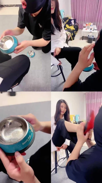 【蜜雪】狗盆喂食彻底犬化