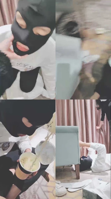 【灵竹】嘴洗袜子/圣水泡面/裸足踩踏